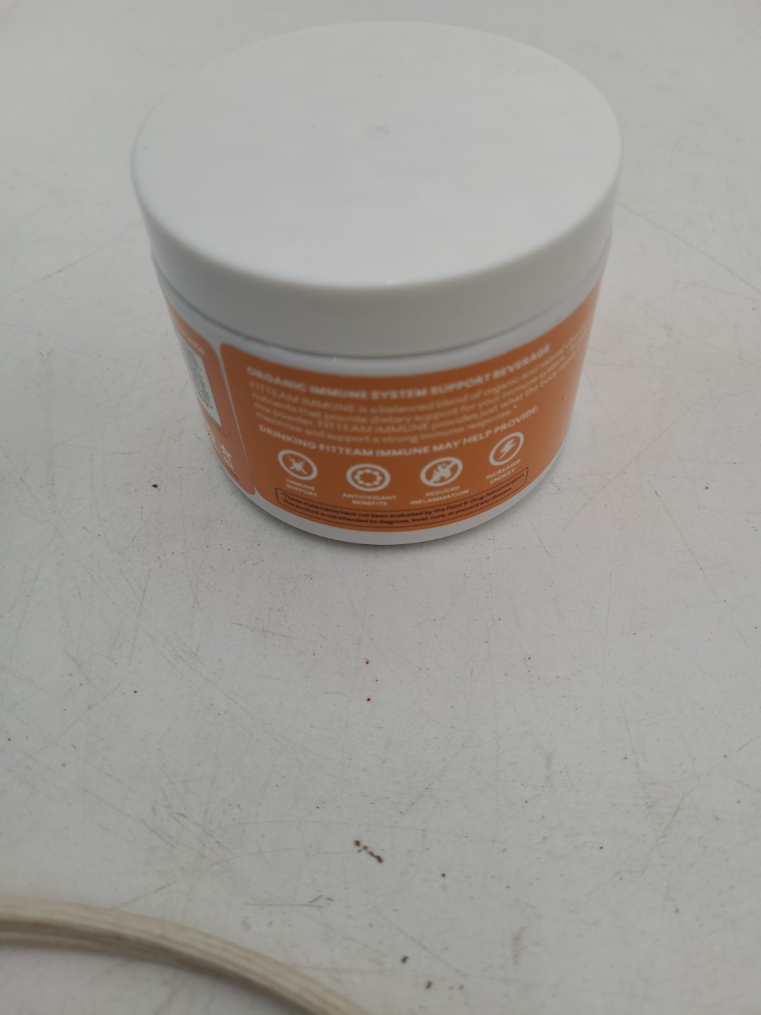 Fitteam Immune Organic Immune System Support Powder Drink Mix 4oz 12 Servings