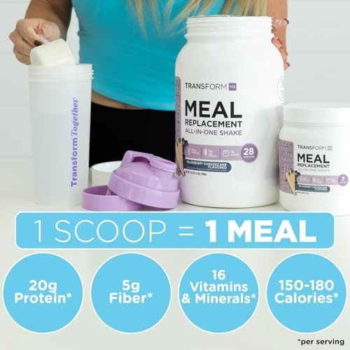 Meal Replacement Shake Powder 28 Servings Pineapple Gluten Free Non-GMO Scoop