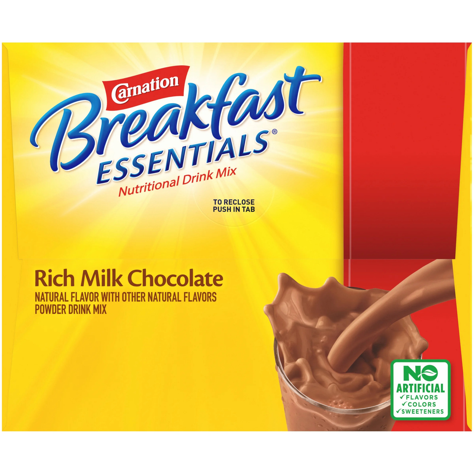 (2 Pack) Powder Protein Nutritional Shake Drink Mix Packets, Rich Milk Chocolat