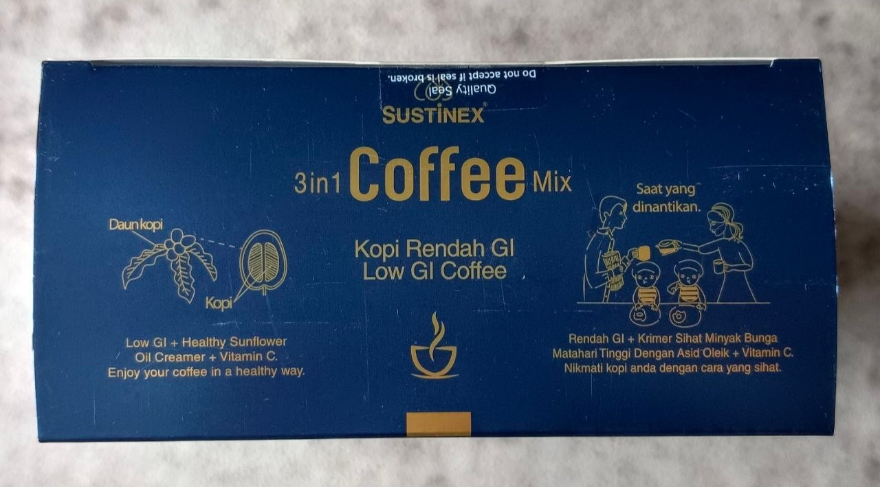 Nova Sustinex 3in1 Low GI Coffee Diabetic Friendly Premium Healthy Arabica Blend
