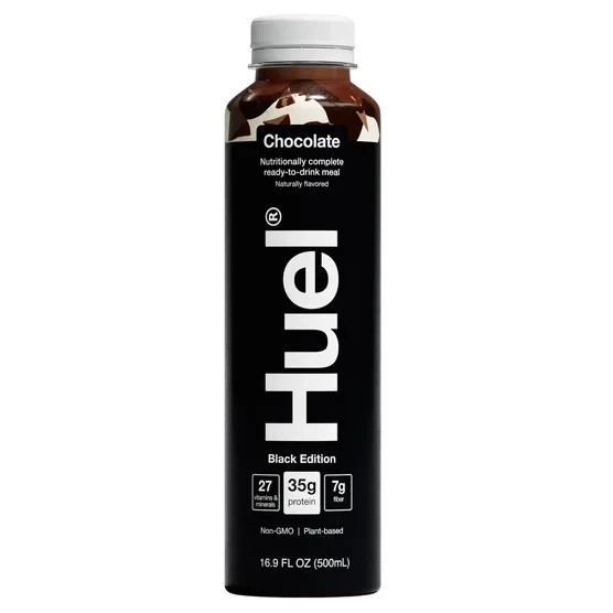 HUEL HIGH PROTEIN SHAKE MEAL REPLACEMENT SHAKES PLANT BASED CHOCOLATE DRINKS 12