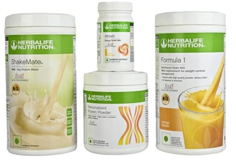 Herbalife Nutrition Weight Loss Formula 1 Mango Shakemate Afresh Protein Powder