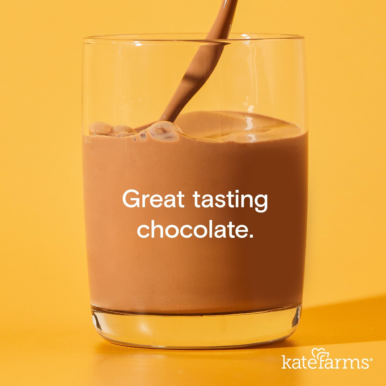 KATE FARMS Organic Nutrition Shake, Chocolate, Meal Replacement Shake,(12 Pack)