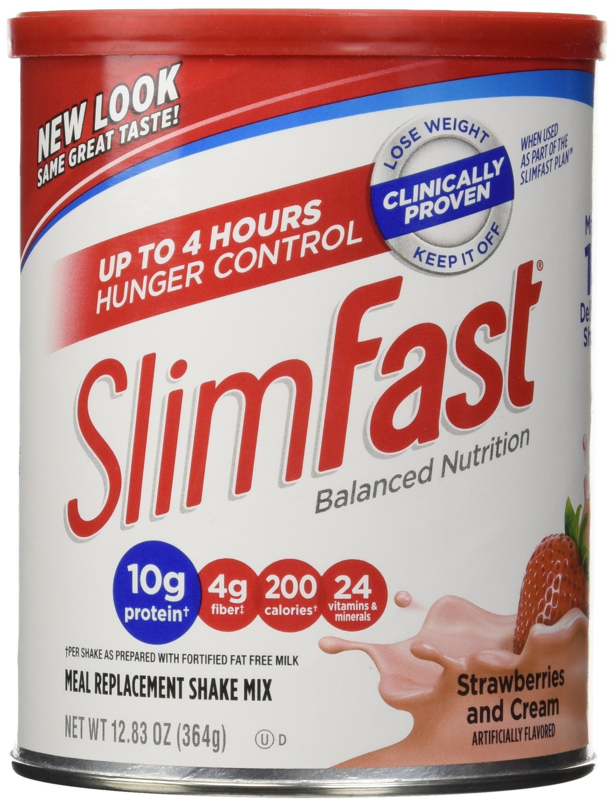Original Strawberries & Cream Meal Replacement Shake Mix – Weight Loss Powder…