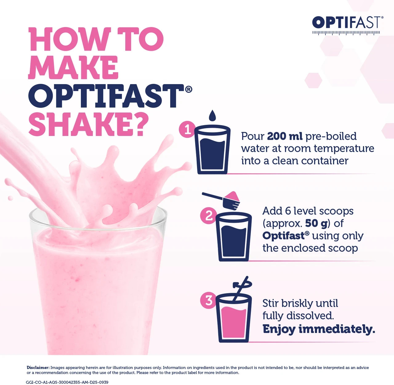 Optifast Healthy Meal Replacement Shake for Weight Management Strawberry Flavor