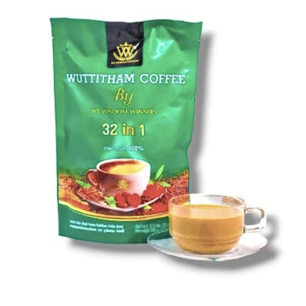 WUTTITHAM Healthy Coffee 3Types Thai Herbal Weight Control Slimming Energy Detox