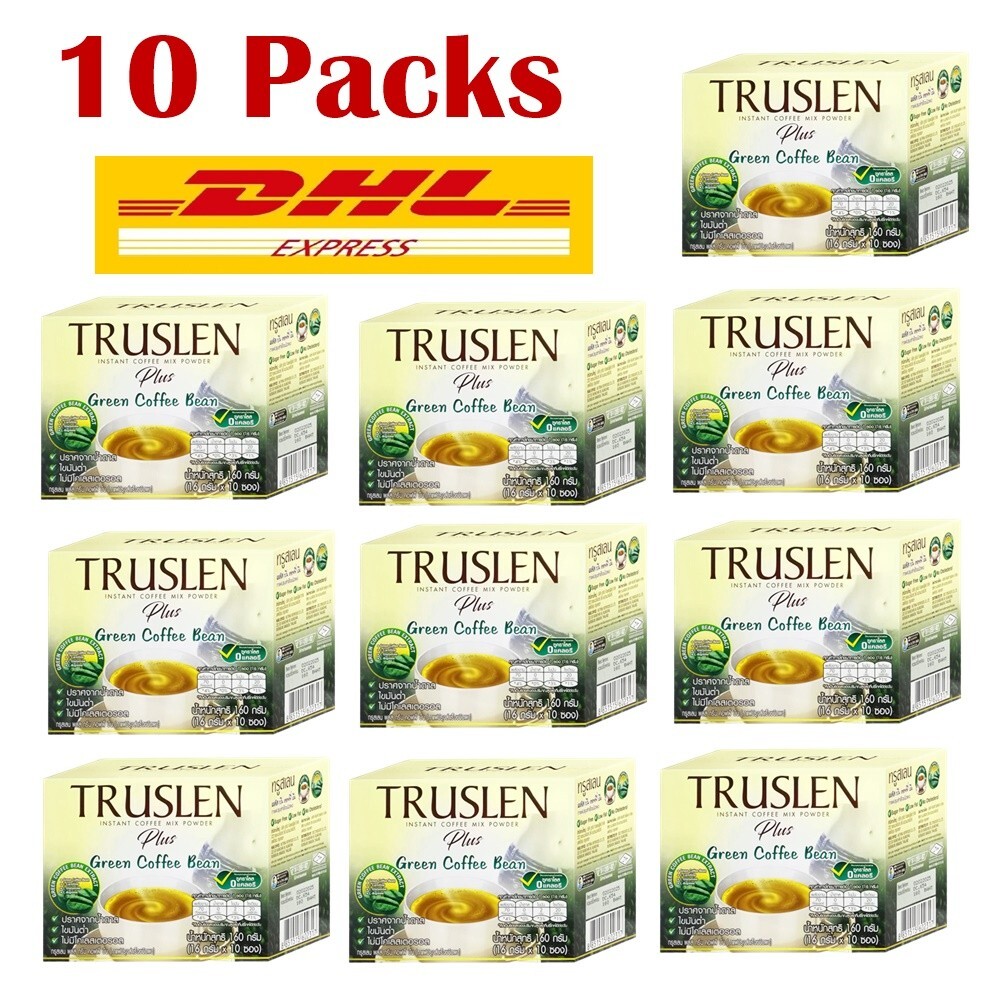 10 Boxes Truslen Plus Green Coffee Bean Control Weight(10 Sachets) DHL Express