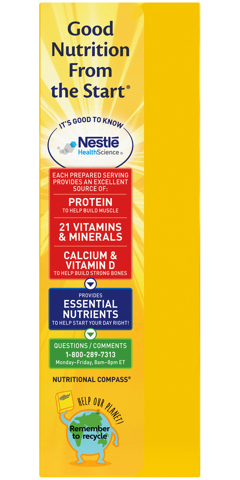 Carnation Breakfast Essentials, Variety Pack, 12.6 OZ- Pack of 3
