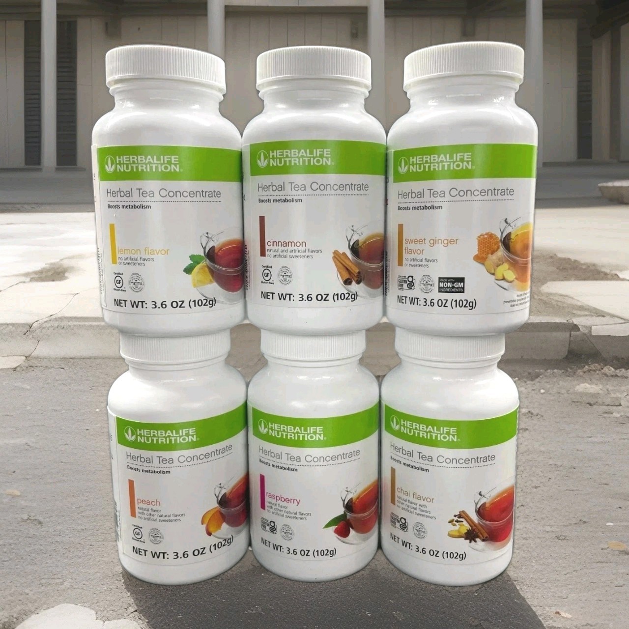 Herbalife Tea Concentrate – 3.6oz (102g) (all flavours) – PR express fedex Del
