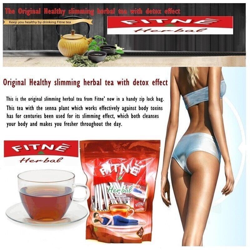 Herbal Tea Original Weight Loss Laxative Detox 3 packs of FITNE 3 scents