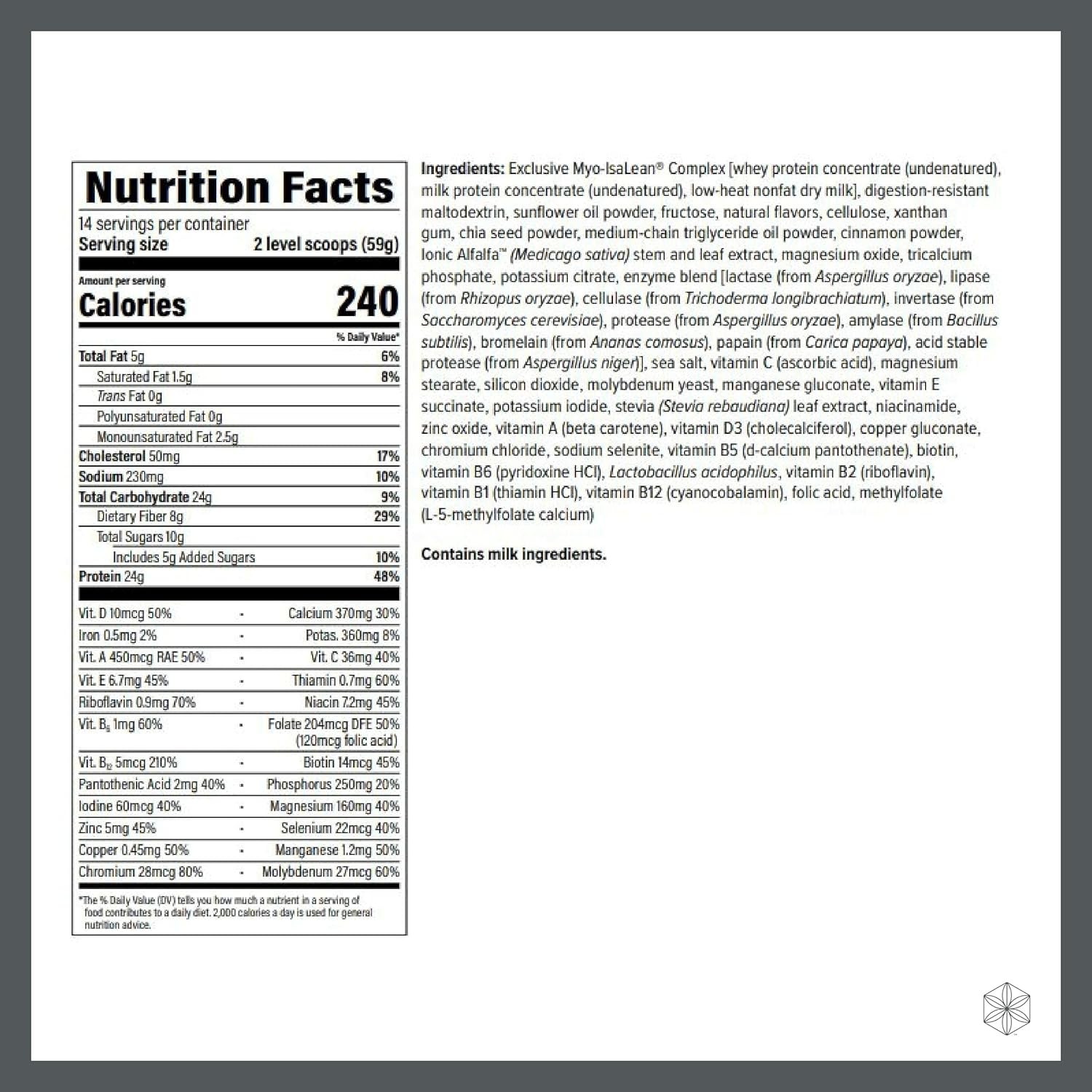 IsaLean Protein Shake – Complete Superfood Meal Replacement for Maintaining Heal