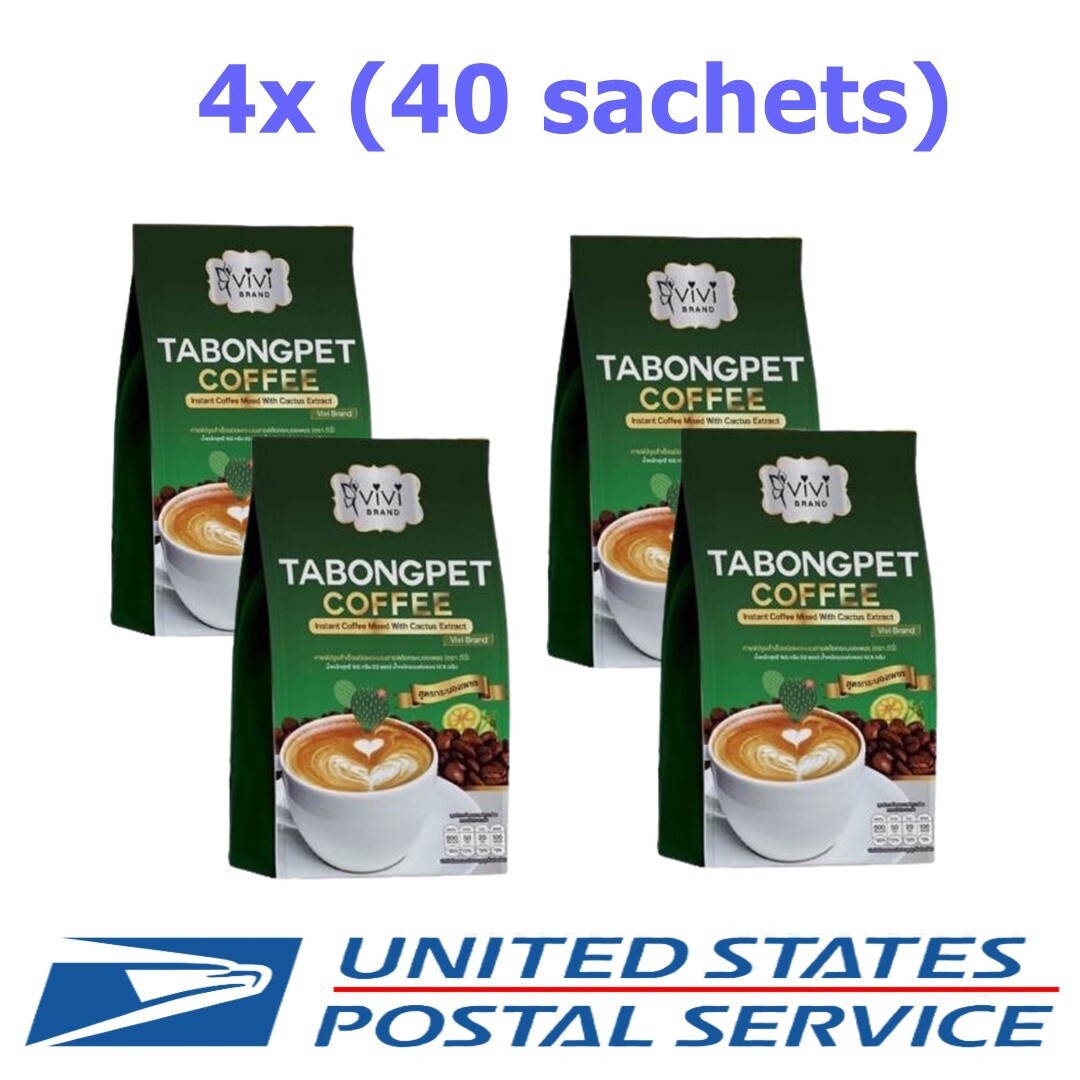 4x Coffee Fat Burner Free A Cactus Tabongpet Extract Fast Sl im Sugar Instan