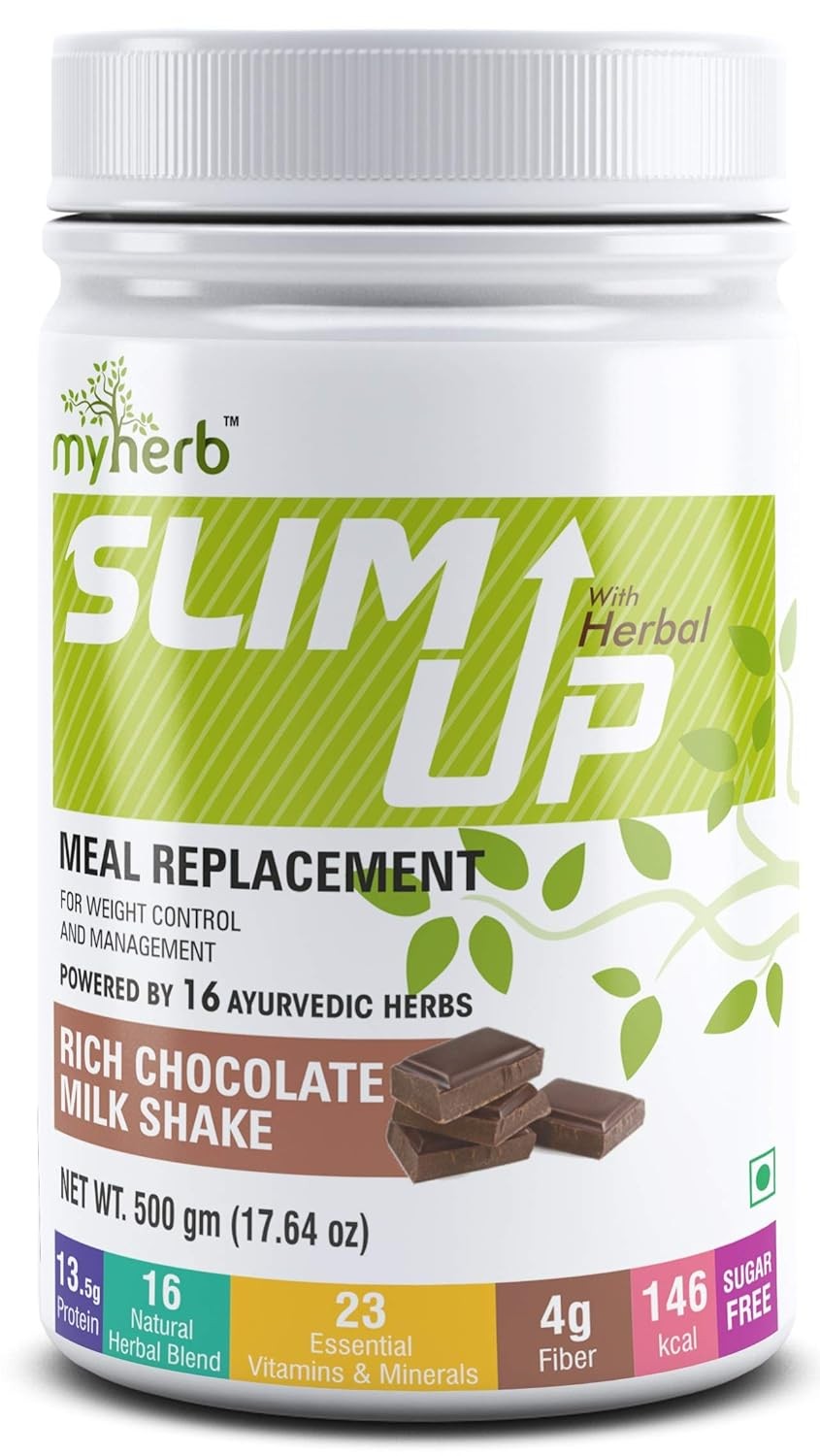 Myherb Slim Up Meal Replacement Chocolate Milk Shake 500gm