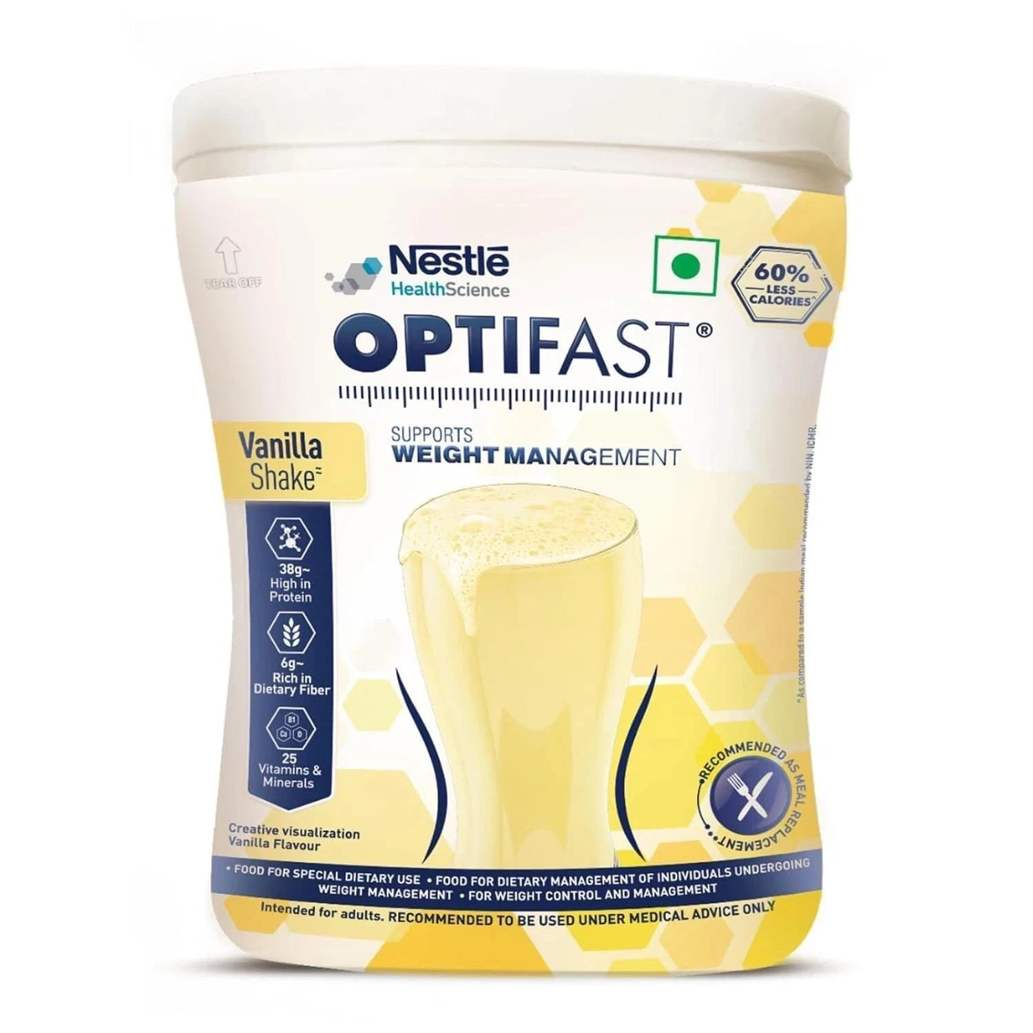 Nestle Optifast Vanilla Meal Replacement Shake Mix 400g High Protein