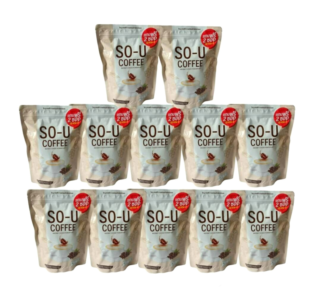 12x New SO U Coffee Weight Control Speed Up Metabolism No Cholesterol No Sugar
