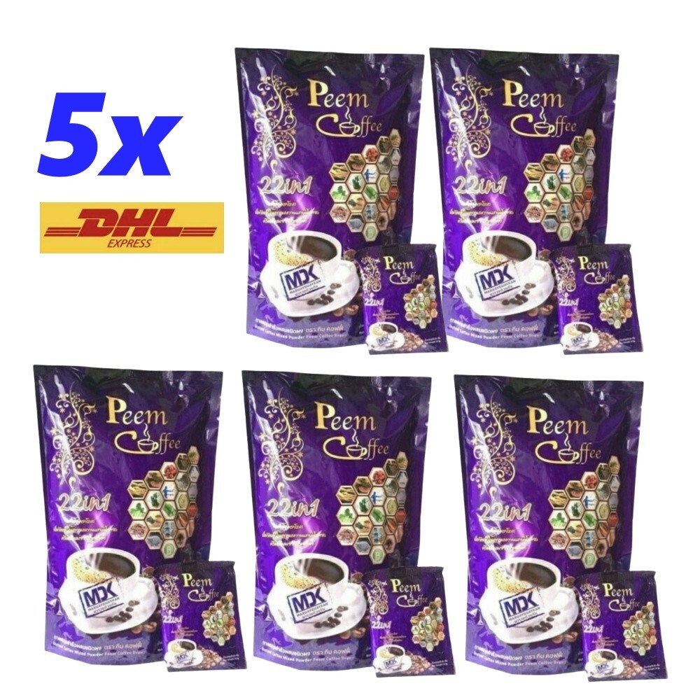 5X Peem Coffee Herbs 39 In 1 Instant Coffee Mix Powder Healthy Drinks Supplement