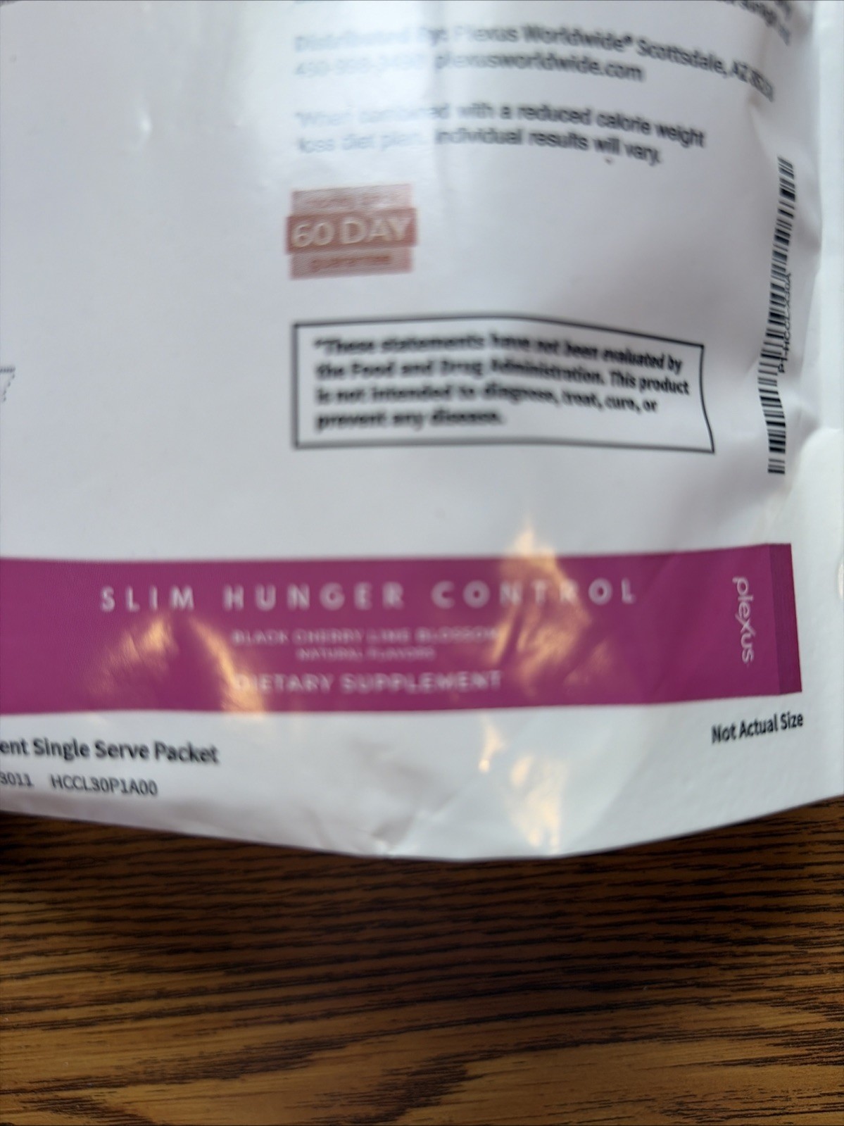 Plexus Slim Hunger Control Black Cherry Lime Blossom 30 Packets New Exp 09/2027