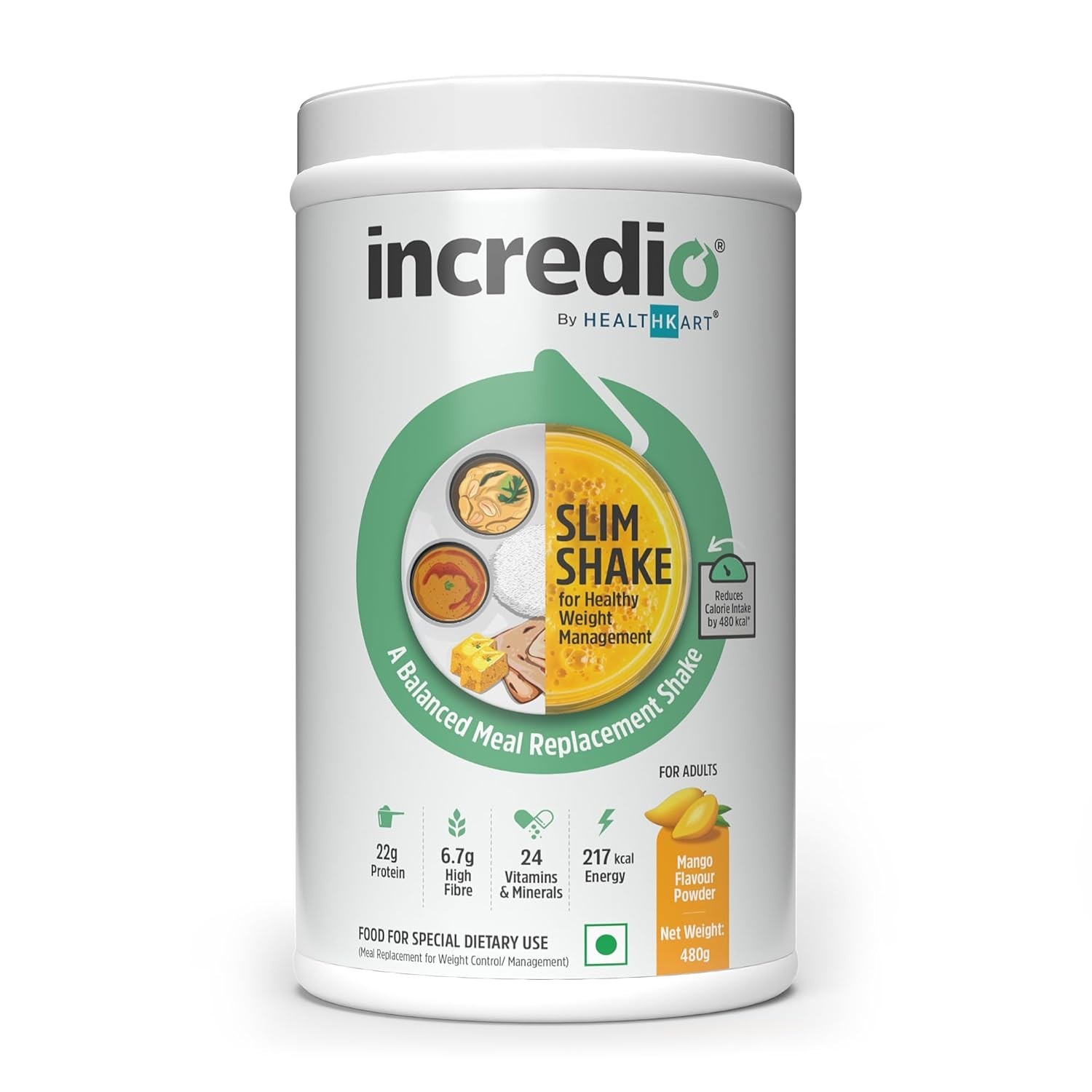 Slim Shake Meal Replacement For Weight Management With Triple Blend Protein