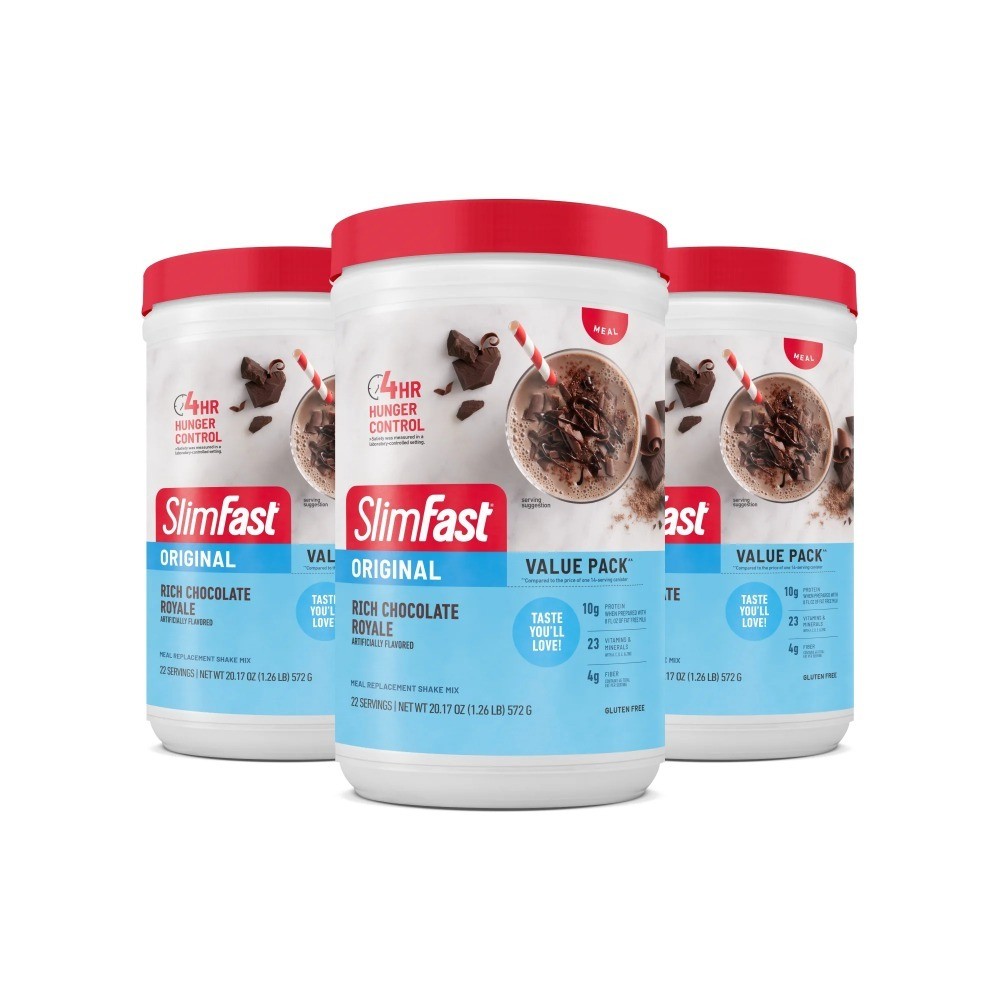 Original Meal Replacement Shake Mix in Rich Chocolate Royale Flavor 20.18 oz 22