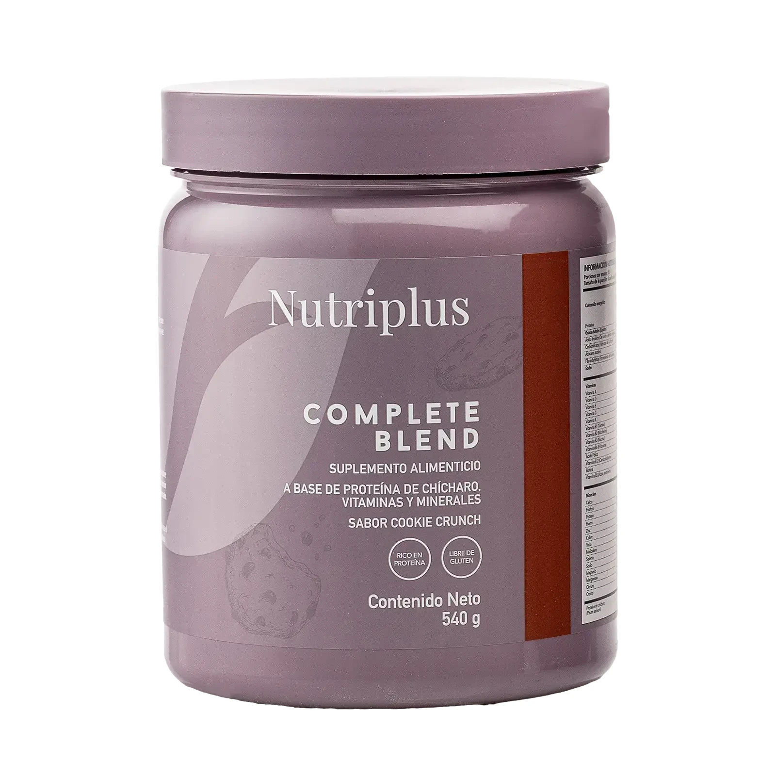 Farmasi Nutriplus Cookie Crunch Meal Replacement Shake High Protein 540g Powder