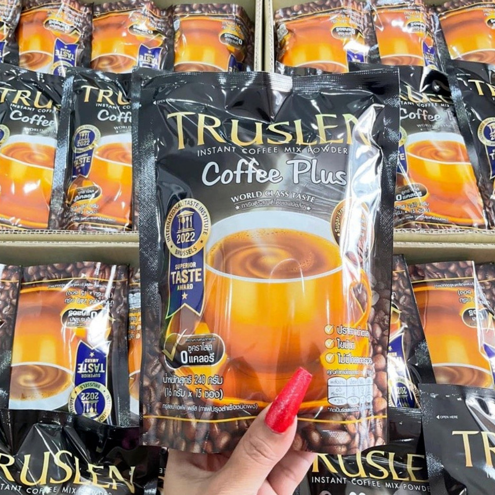 New year’s gift Truslen Coffee Plus, No sugar, brewing powder, 1 bag 15 sachets.