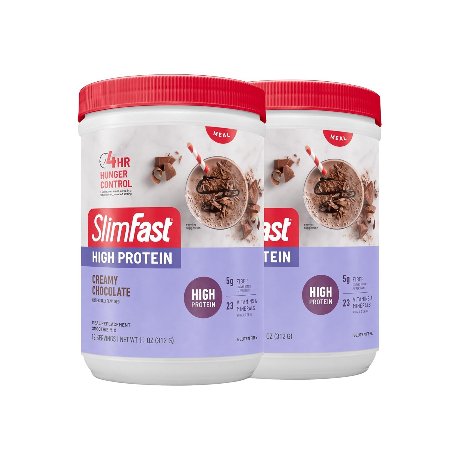 High Protein Meal Replacement Shake Powder 12 Servings 2 Pack SlimFast