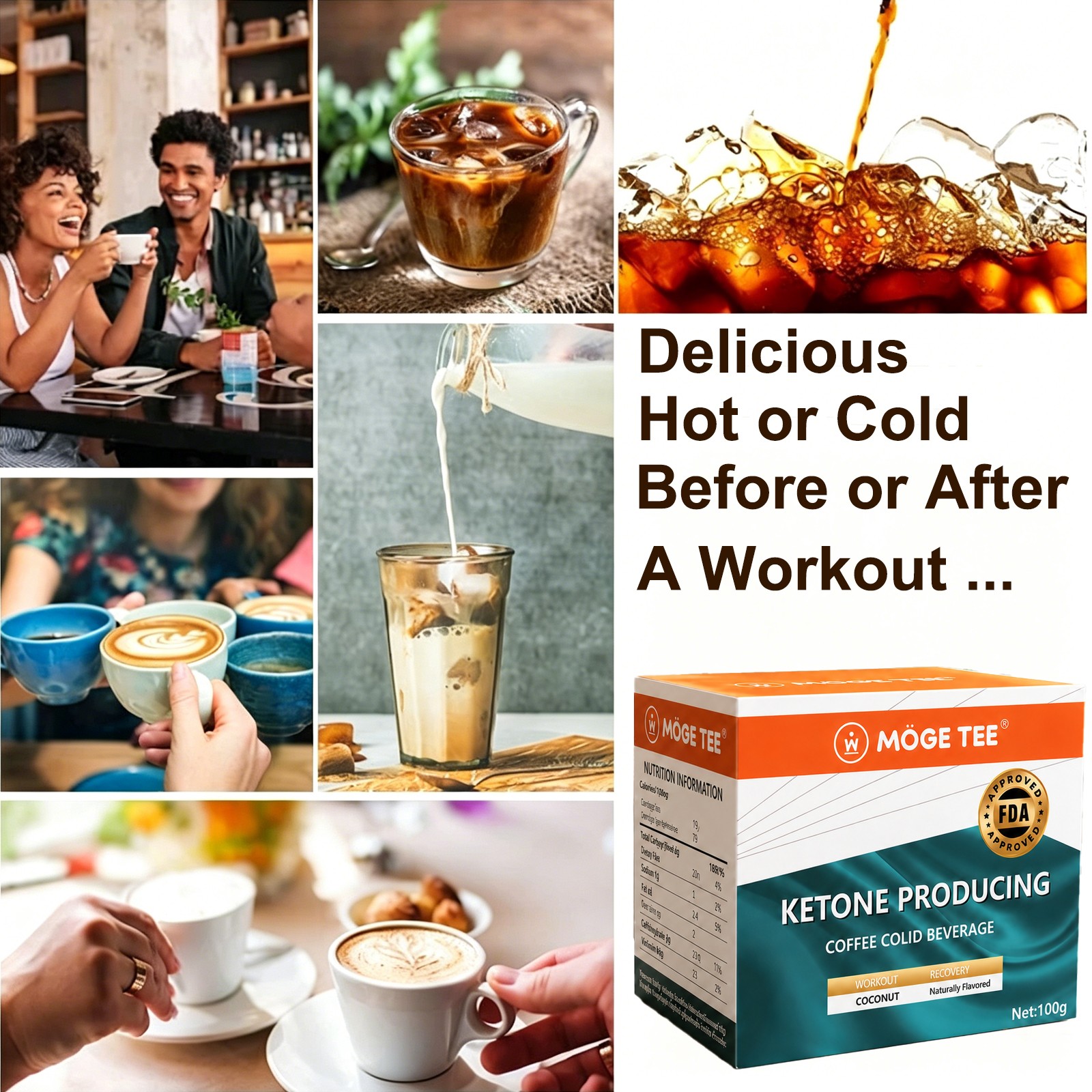 Burn Control Slim Diet Coffee Instant Herbal Coffee Green Coffee Slimming 4 Pack