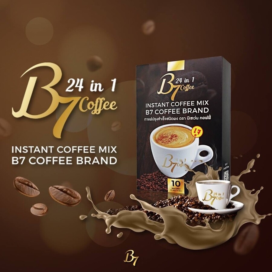 6x Coffee B7 Lingzhi Cordyceps Grape Seed Ginkgo Leave Healthy Control Sugar