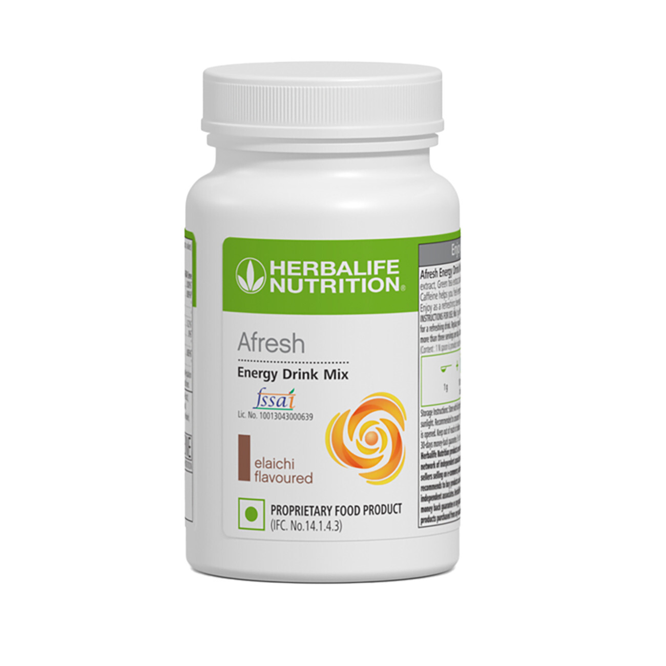 Herbalife Afresh Elaichi / Cardamom – Energy Drink Mix Herbal Tea 50gm