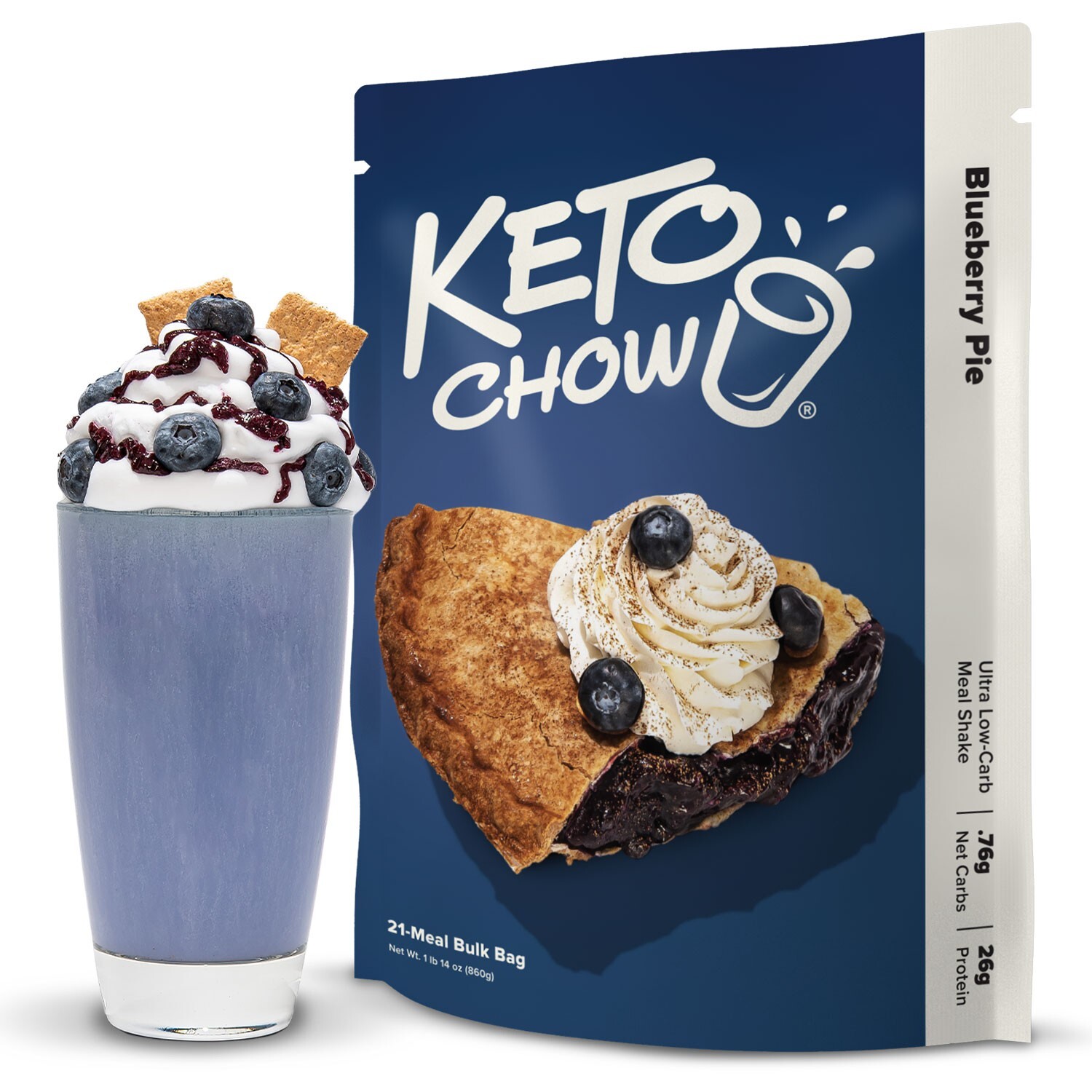 Blueberry Pie Keto Chow