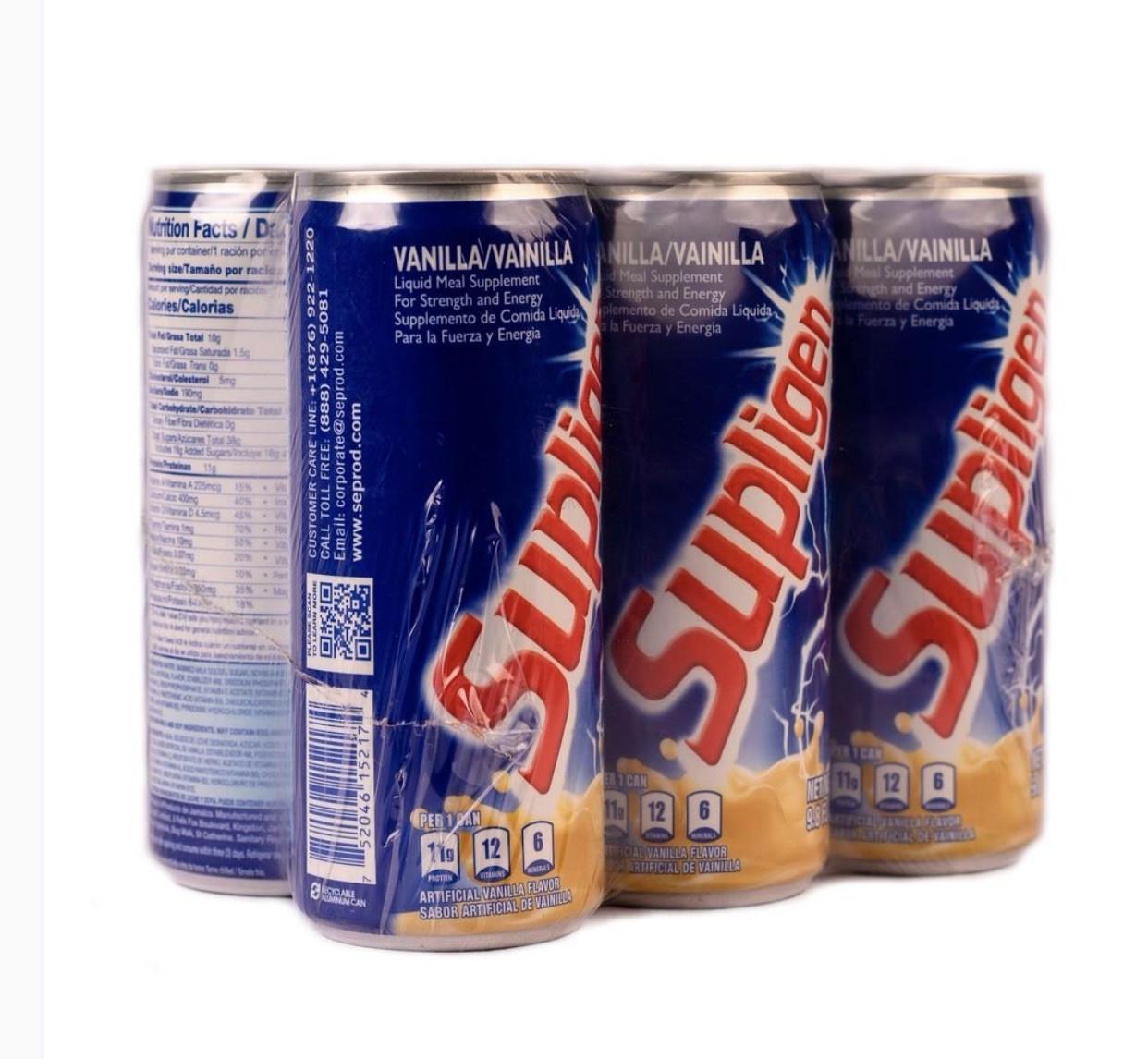Nestle Supligen Nutritional Drink Vanilla Flavor 6 Units / 290 Ml / 9.8 Oz Each