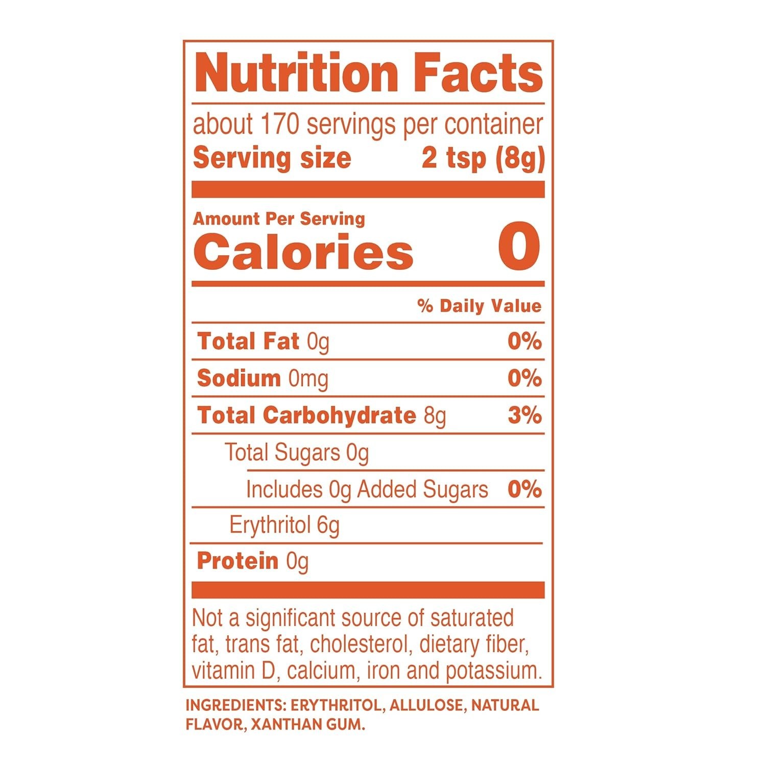Ultimate Zero Calorie Granular Sugar Substitute – Keto Friendly & Gluten Free