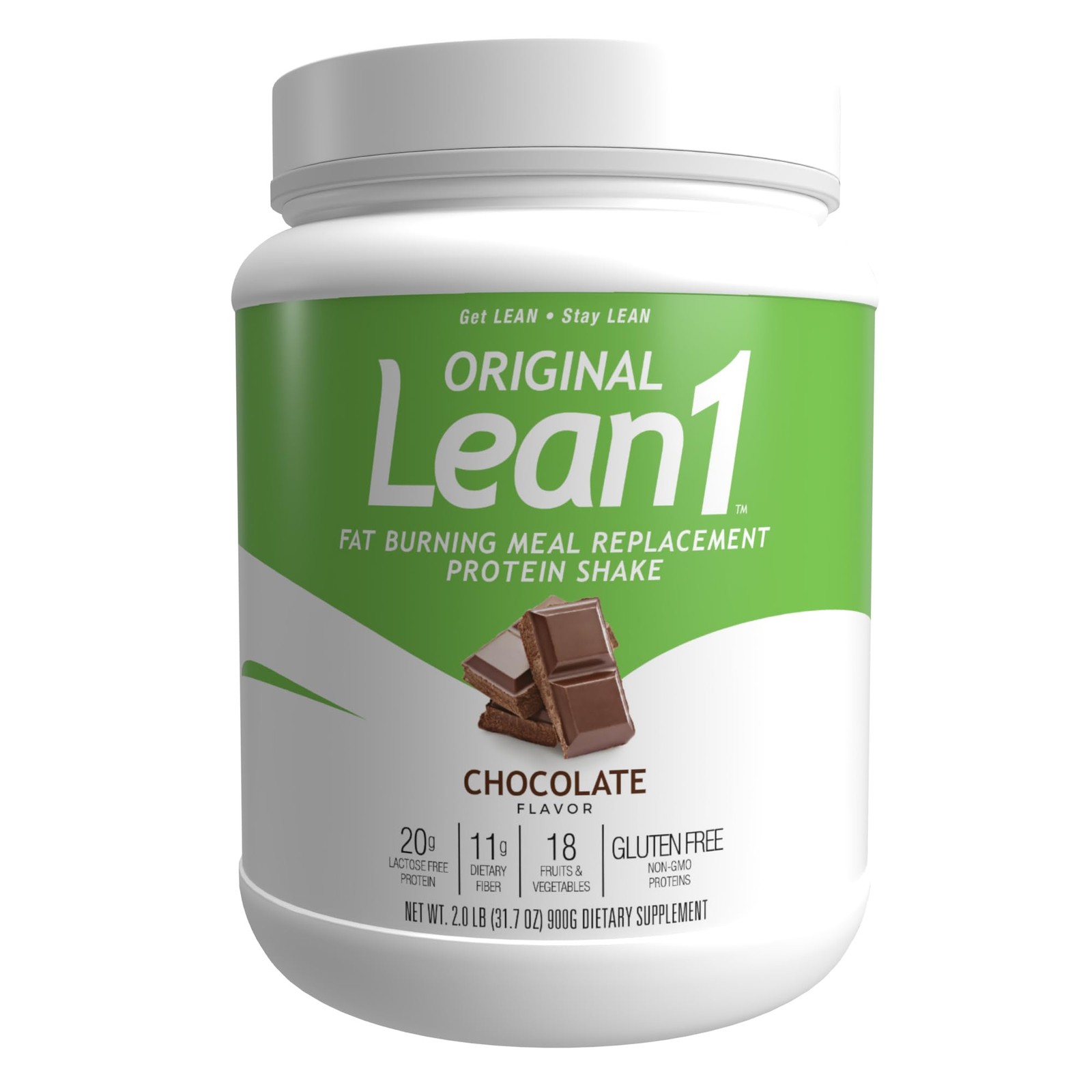 meal protein powder, chocolate flavor, 15 serving tub