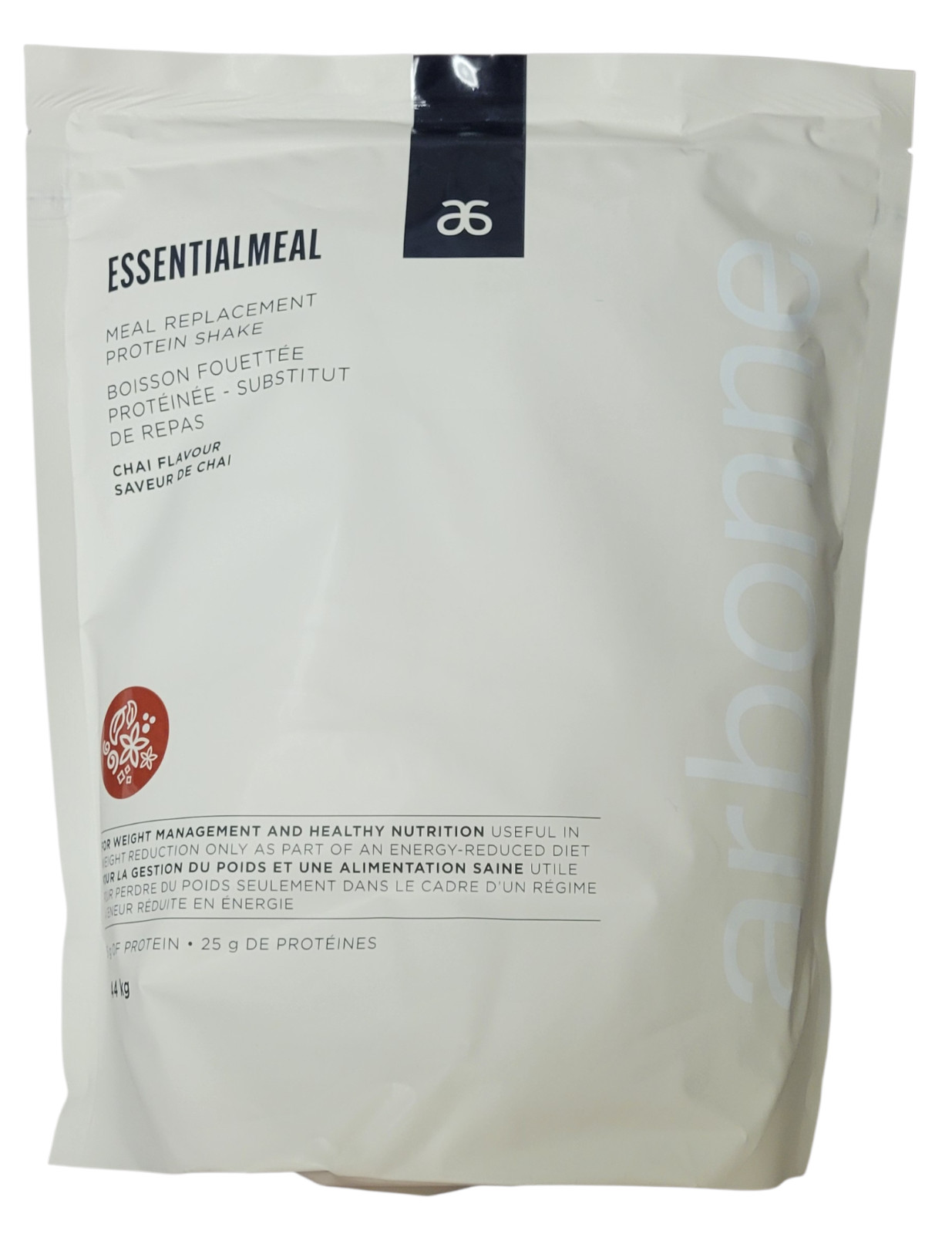 Arbonne EssentialMeal Meal Replacement Protein Chai (1440 g) – Exp. 9/2027