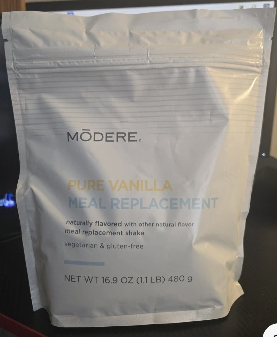 Modere Vanilla Meal Replacement Shake 16.9oz (1.1lb) Vegan Non-GMO Exp: 10/26