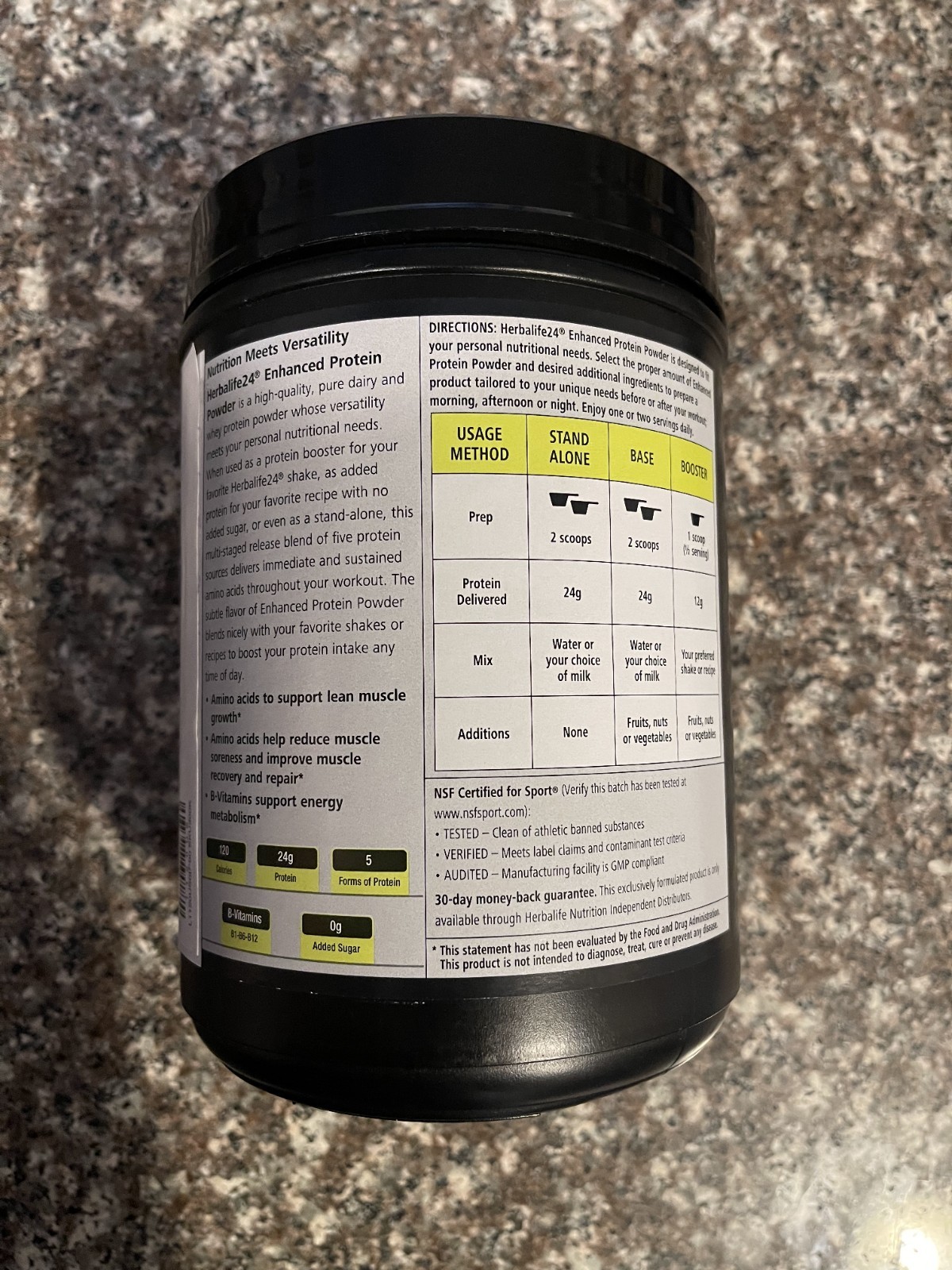 Herbalife24® Enhanced Protein Powder Natural Flavor