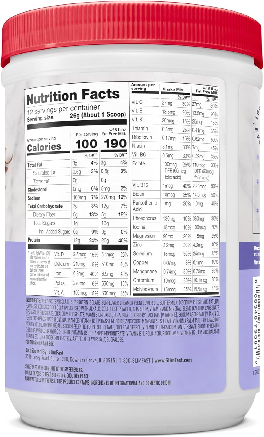 High Protein Meal Replacement Shake Powder, 12 Servings (Pack of 2), Advanced…
