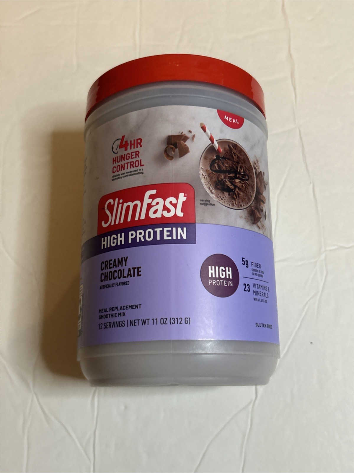 Slim Fast High Pro Meal Replace Smoothie Mix Creamy Chocolate 11oz Exp 7/27
