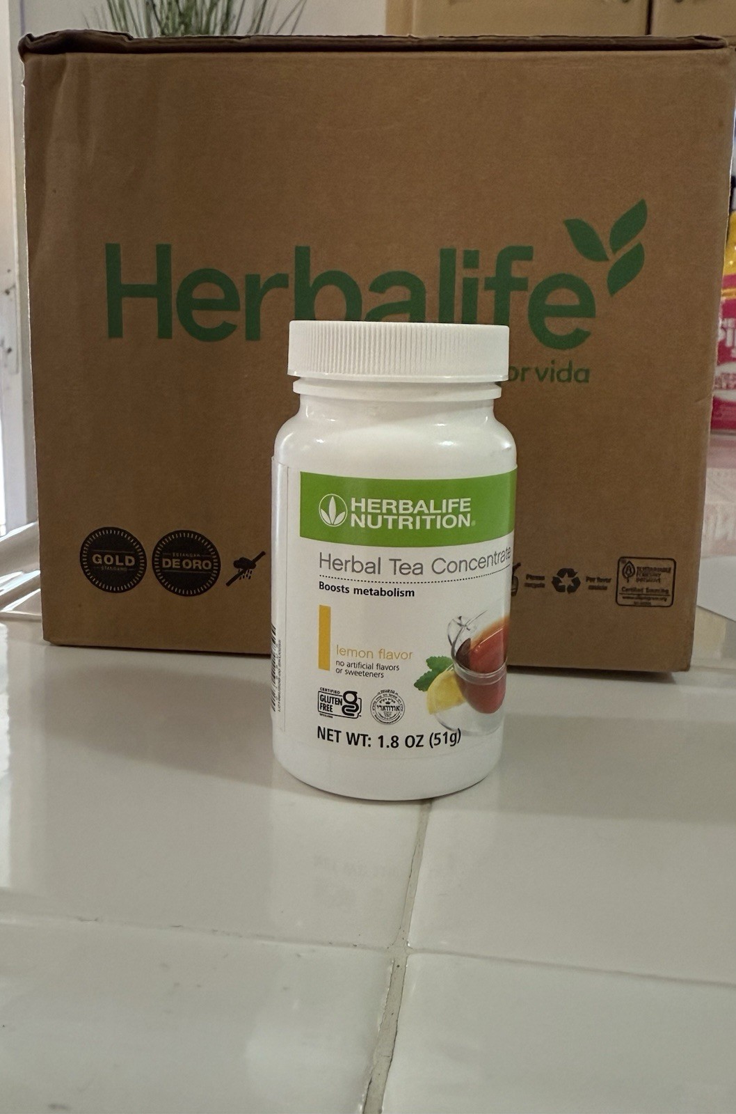 Herbalife Instant Herbal Beverage Lemon – 1.8fl. oz