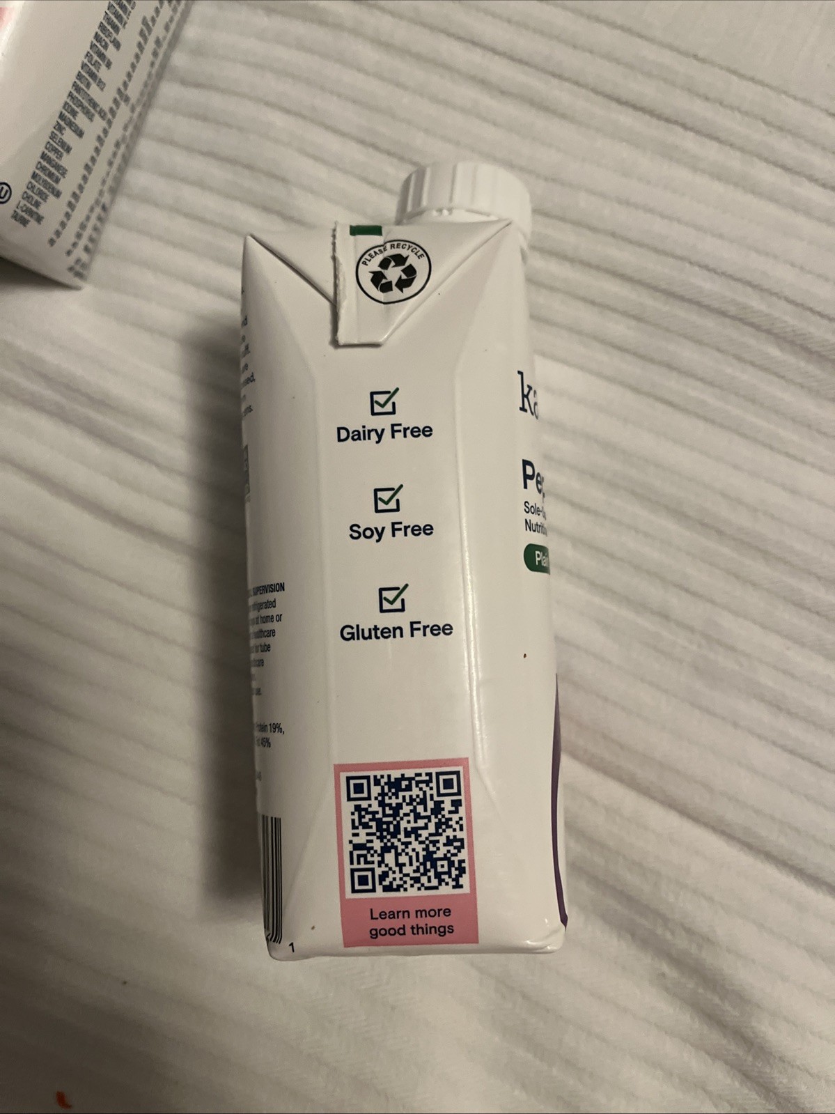 5 Count of Kate Farms Peptide Plain 1.5 cal/ml 11 fl oz (325 ml) Cartons