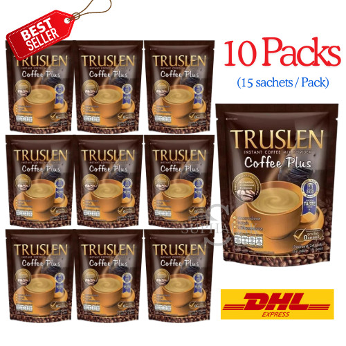 10X Truslen Coffee Plus Instant Coffee Powder Lose Weight Break Fat No sugar