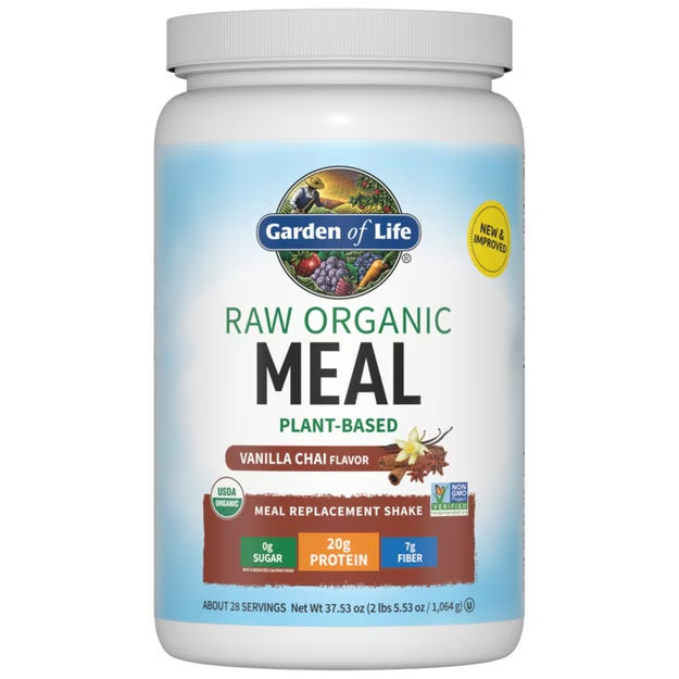 Garden of Life RAW Organic Meal Replacement Shake Vanilla Chai 37.53 oz