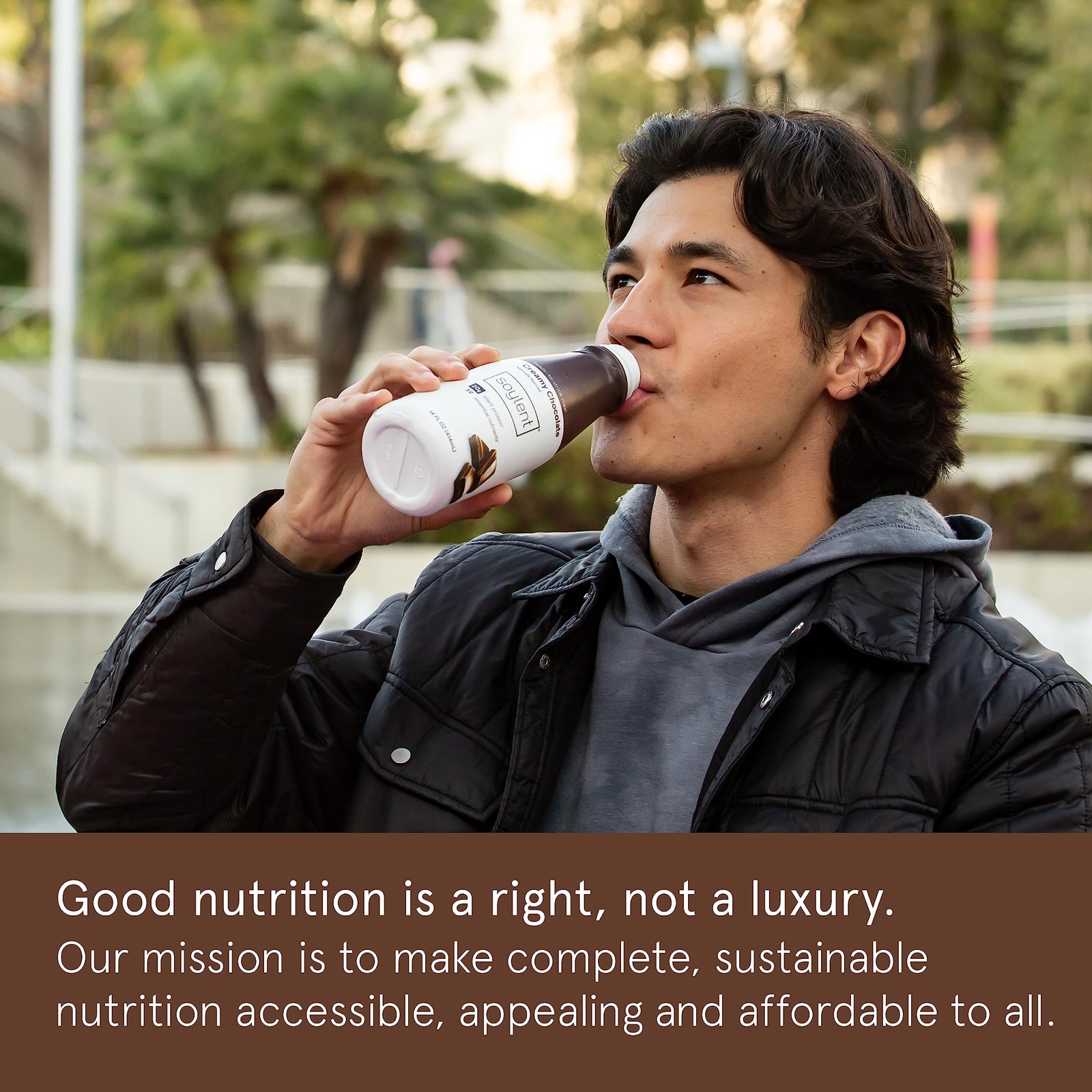 Soylent Complete Nutrition Gluten-Free Vegan Protein Meal Replacement Shake, Cre