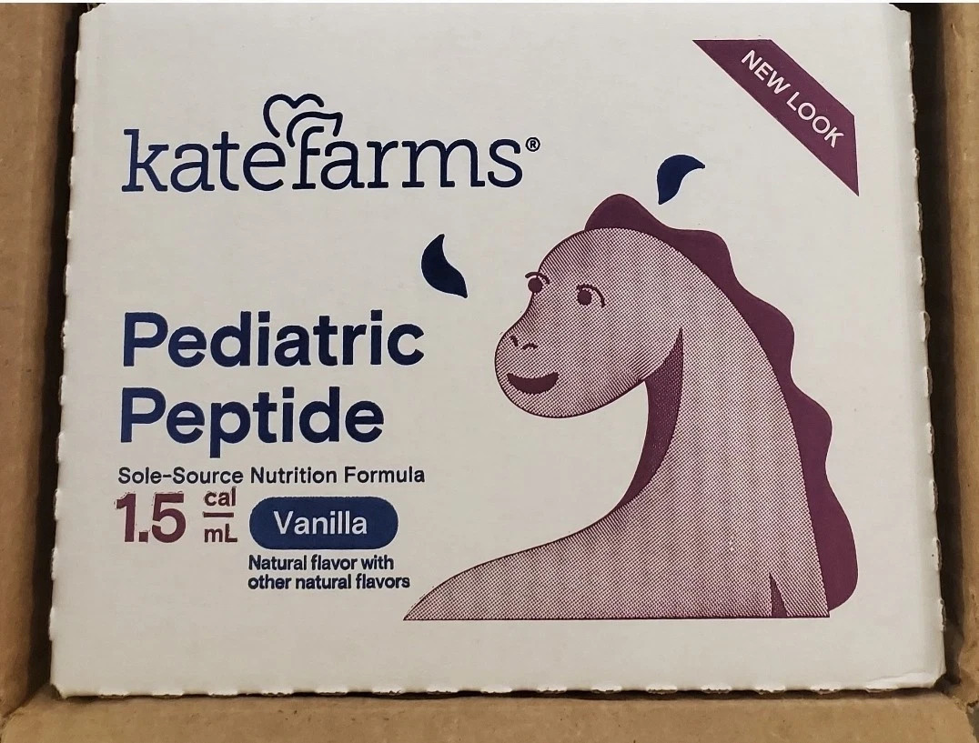 Kate Farms Pediatric Peptide 1.5 Vanilla 8.45 Oz case 24 Bottles Exp-04/2026