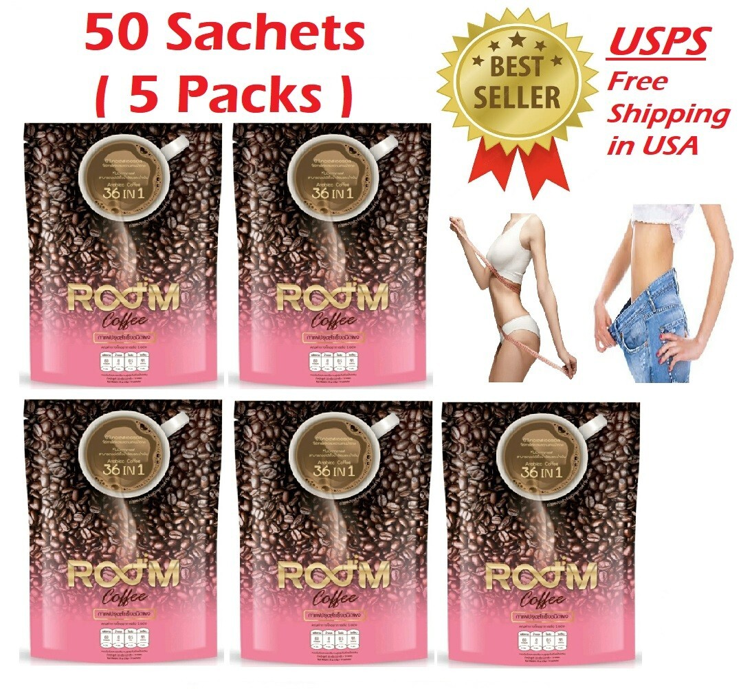 Room Coffee Arabica Weight Detox Collagen Management Control 50 Sachets Burn Fat