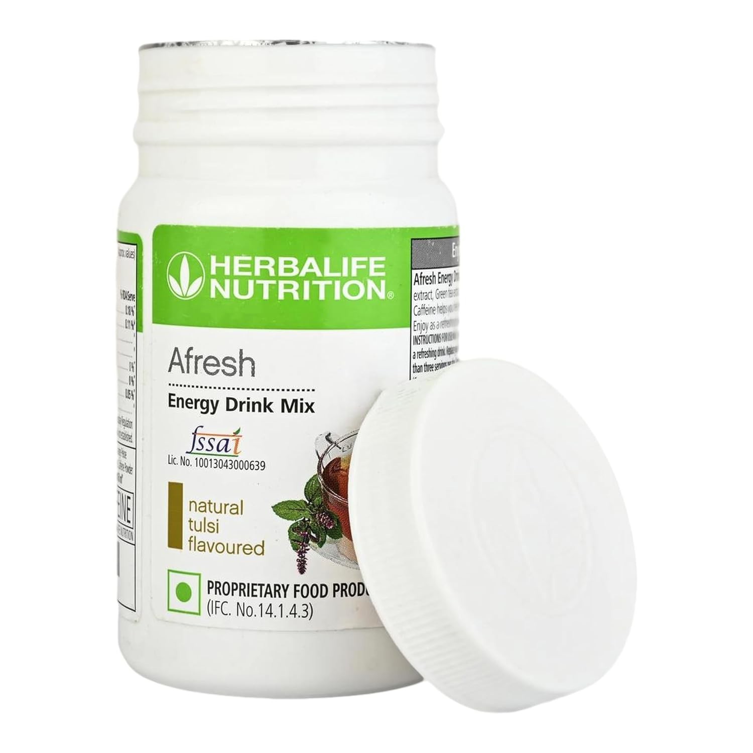 Herbalife Afresh Energy Drink Mix Tulsi 50g Natural Energy Boost