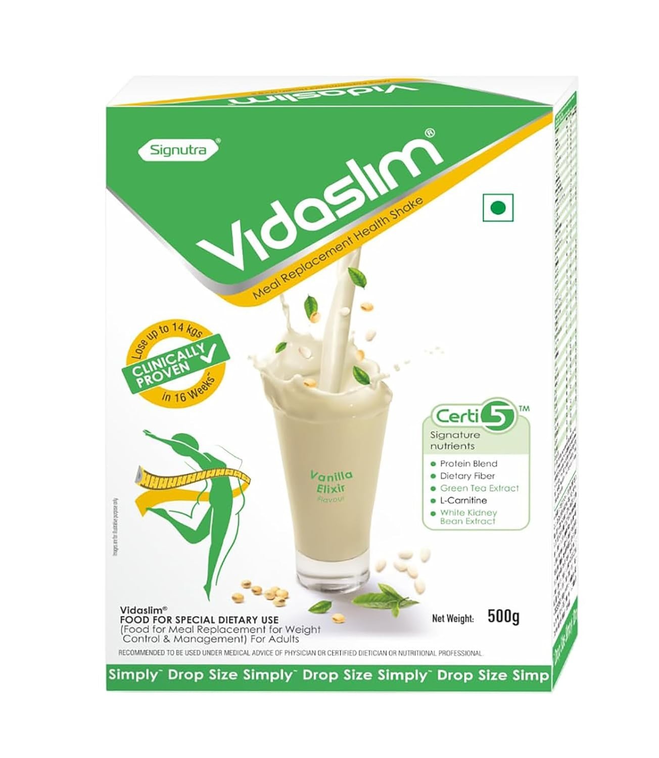 2X Vidaslim Meal Replacement Protein Shake 500g Daily Nutrition Support Drink