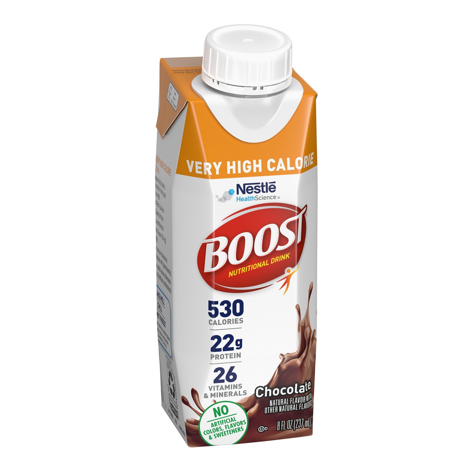 Nestle Boost Very High Calorie Complete Nutritional Drink Chocolate 8 oz 24 Ct