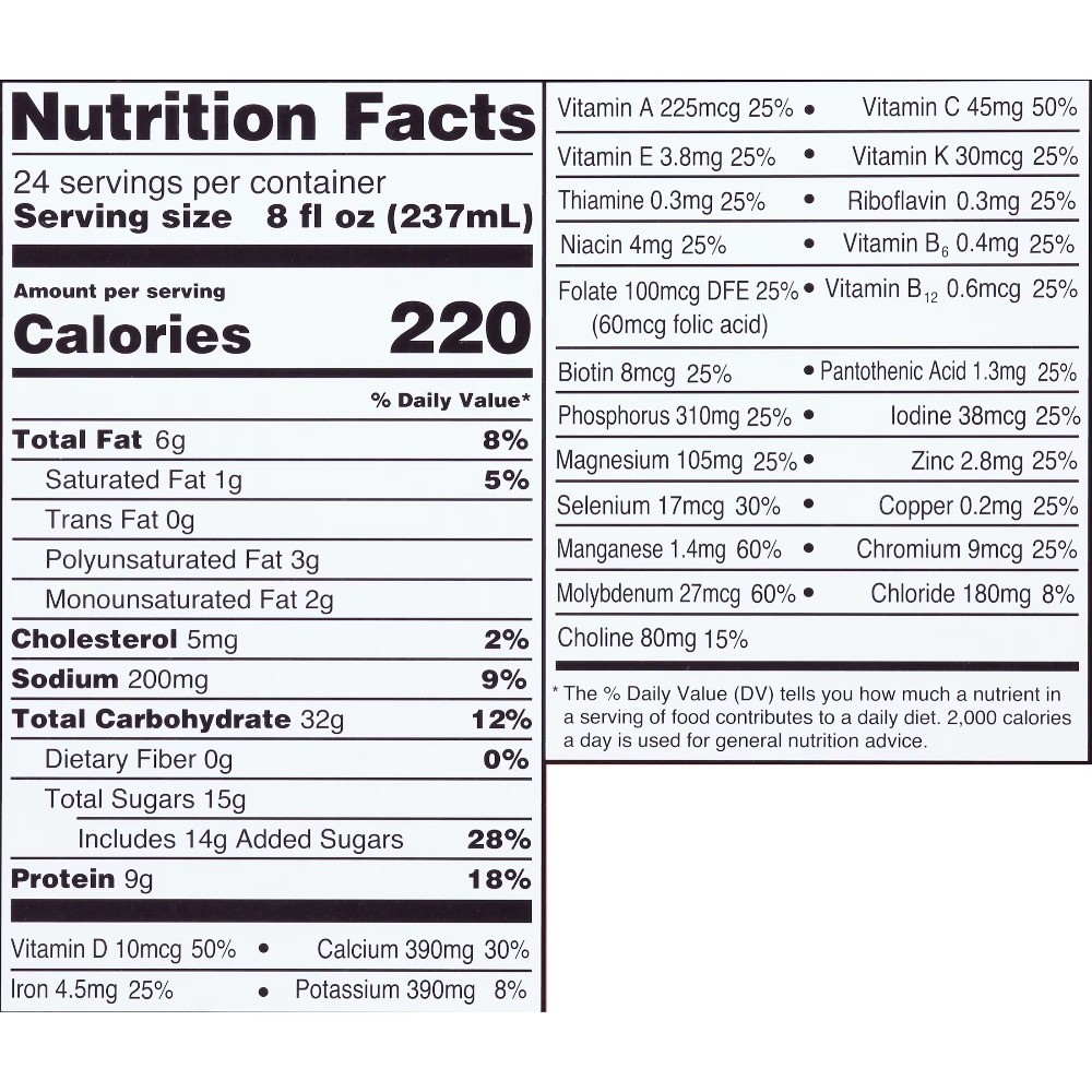 Chocolate Nutritional Shake Meal Replacement Drink 8 fl oz Pack of 24