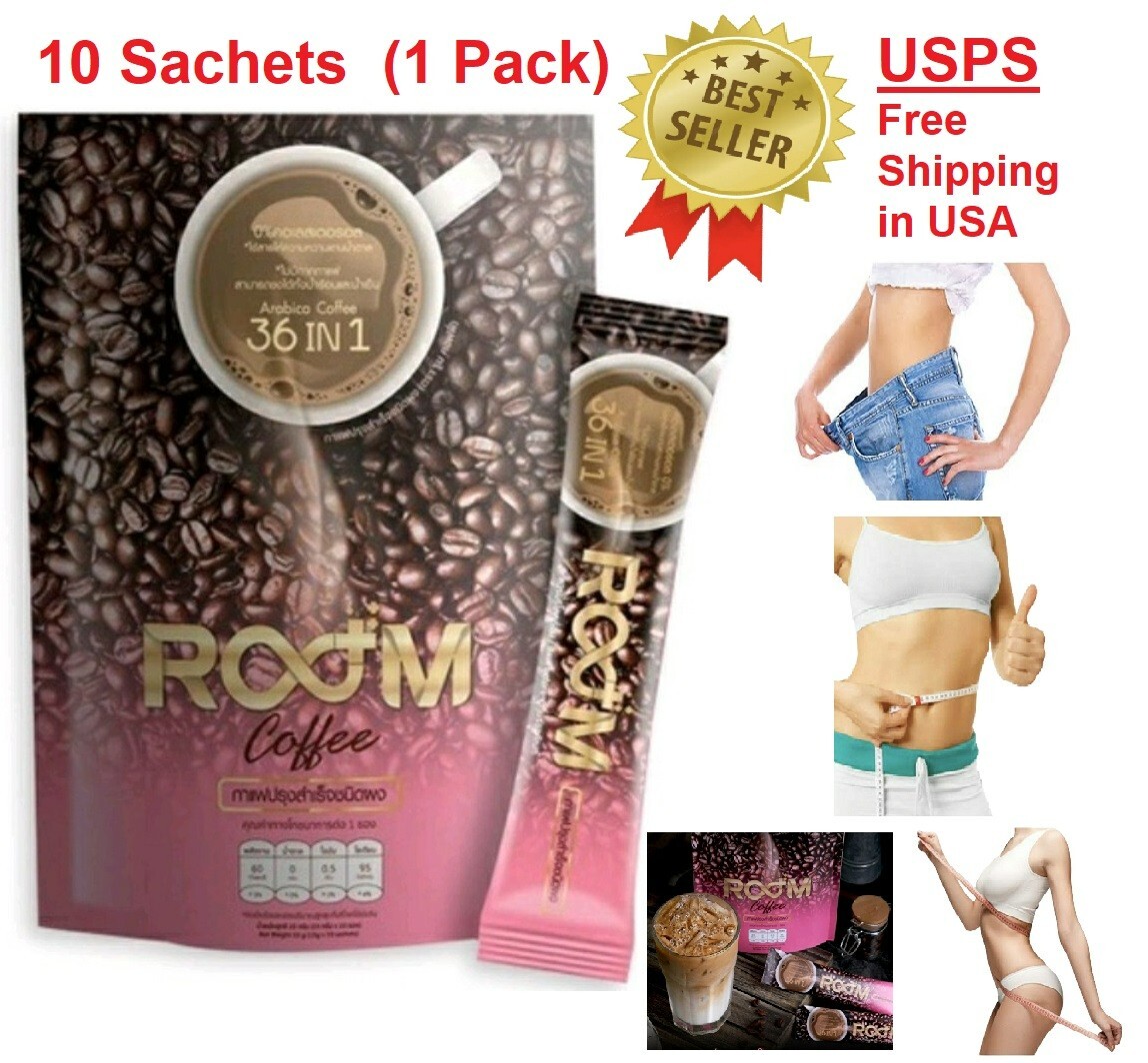 Room Coffee Arabica 36 IN 1 Fit Weight Control Detox Collagen End Fiber ROOM 1P